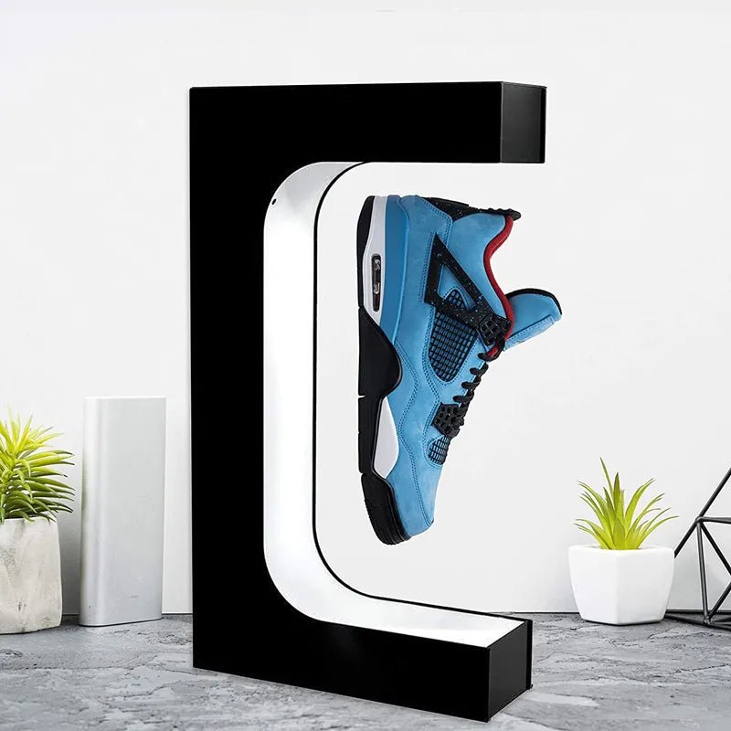 Support d'exposition de chaussures lévitant | Support de chaussures à lévitation magnétique avec lumières LED