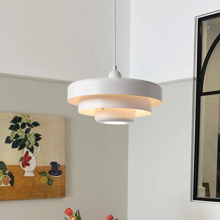 Middelaldersk jern retro enkelt hode Bauhaus hengelampe