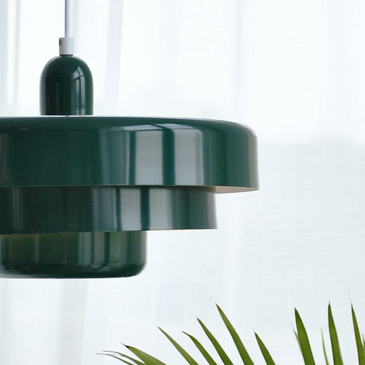 Middelaldersk jern retro enkelt hode Bauhaus hengelampe