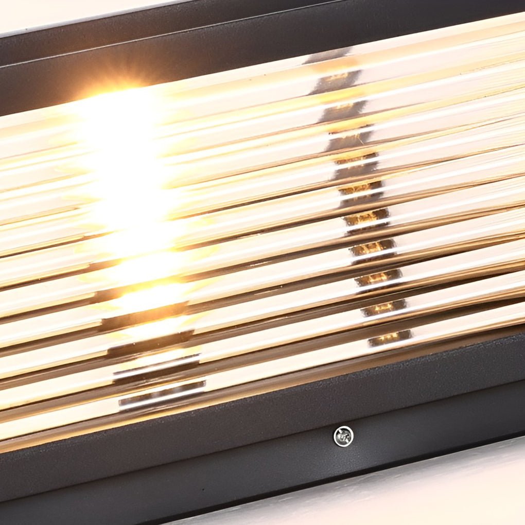Lumière de poteau de clôture solaire étanche contemporaine pour terrasse et pilier extérieur