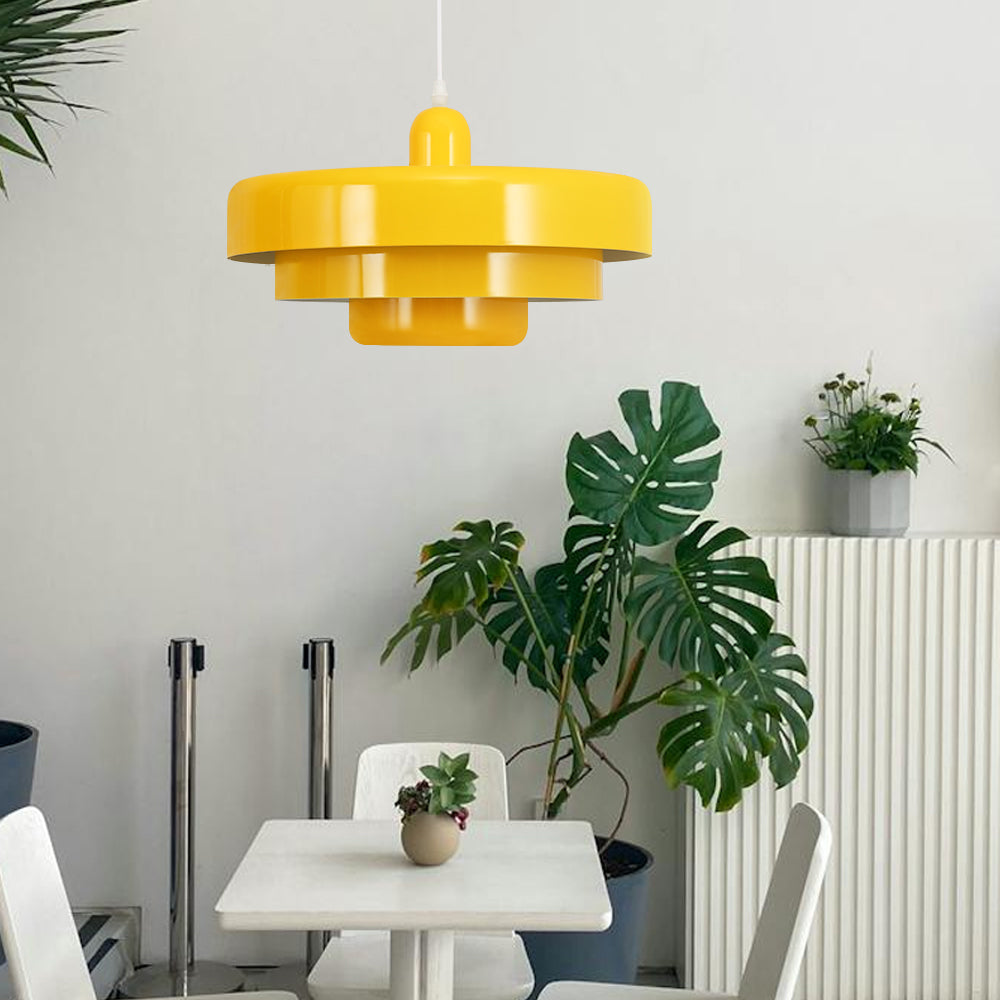 Middelaldersk jern retro enkelt hode Bauhaus hengelampe