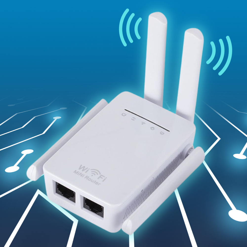 Kraftig langdistanse WIFI internett signalforsterker booster