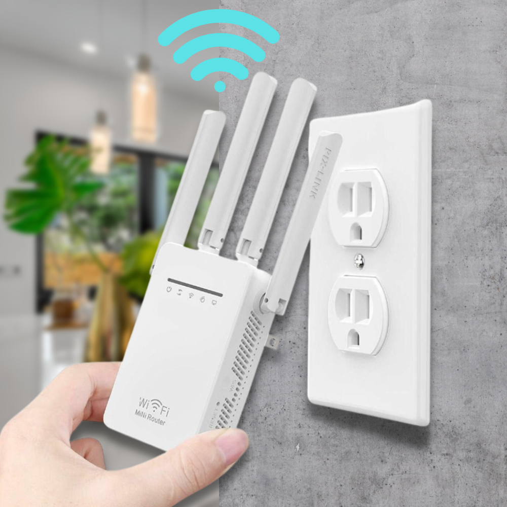 Kraftig langdistanse WIFI internett signalforsterker booster
