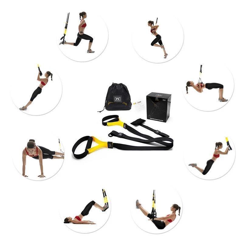 PRO 3 treningsstropper for hjemmegym fitness