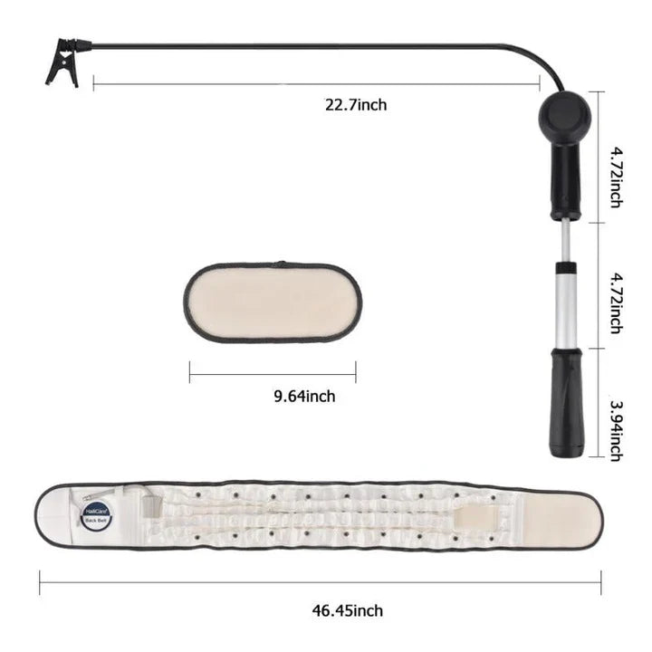 Ceinture de soutien dorsale à décompression pour soulager la douleur dorsale due à la maladie dégénérative des disques, la sténose spinale et la sciatique