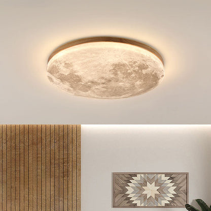 Nordic Minimalist Moon Acrylic LED Mount Ceiling Light