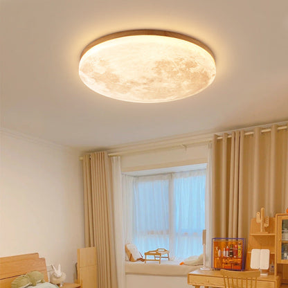 Nordic Minimalist Moon Acrylic LED Mount Ceiling Light