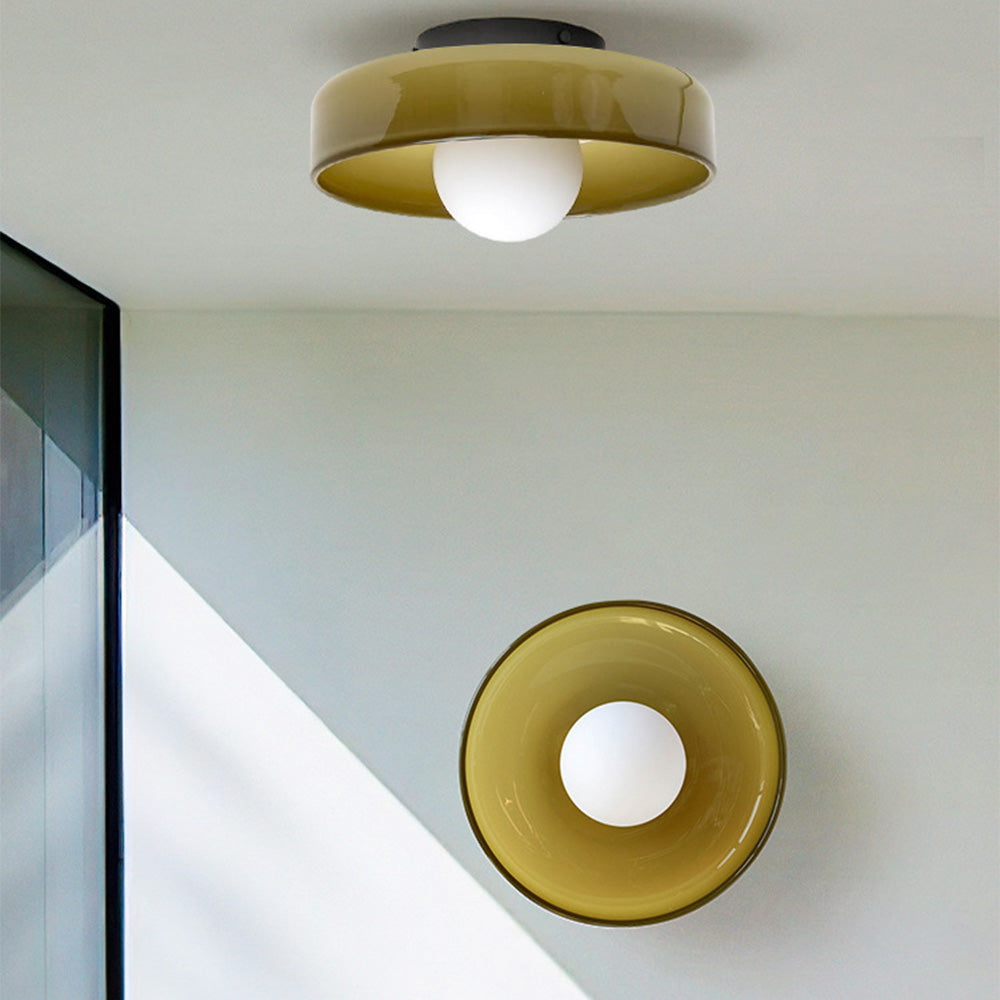 Glass Round LED Ceiling Light