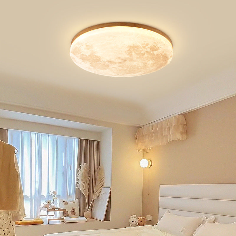 Nordic Minimalist Moon Acrylic LED Mount Ceiling Light