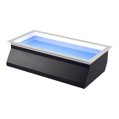 Contemporary Blue Sky Aluminum LED Flush Mount Ceiling Light