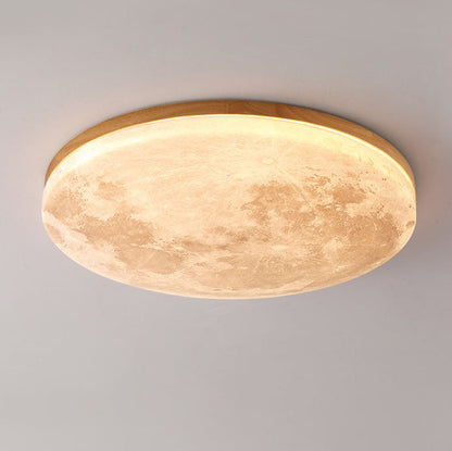 Nordic Minimalist Moon Acrylic LED Mount Ceiling Light