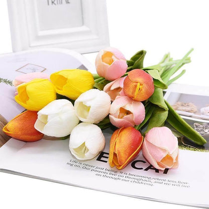 10x Artificial Tulips Flowers