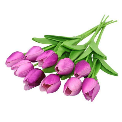 10x Artificial Tulips Flowers