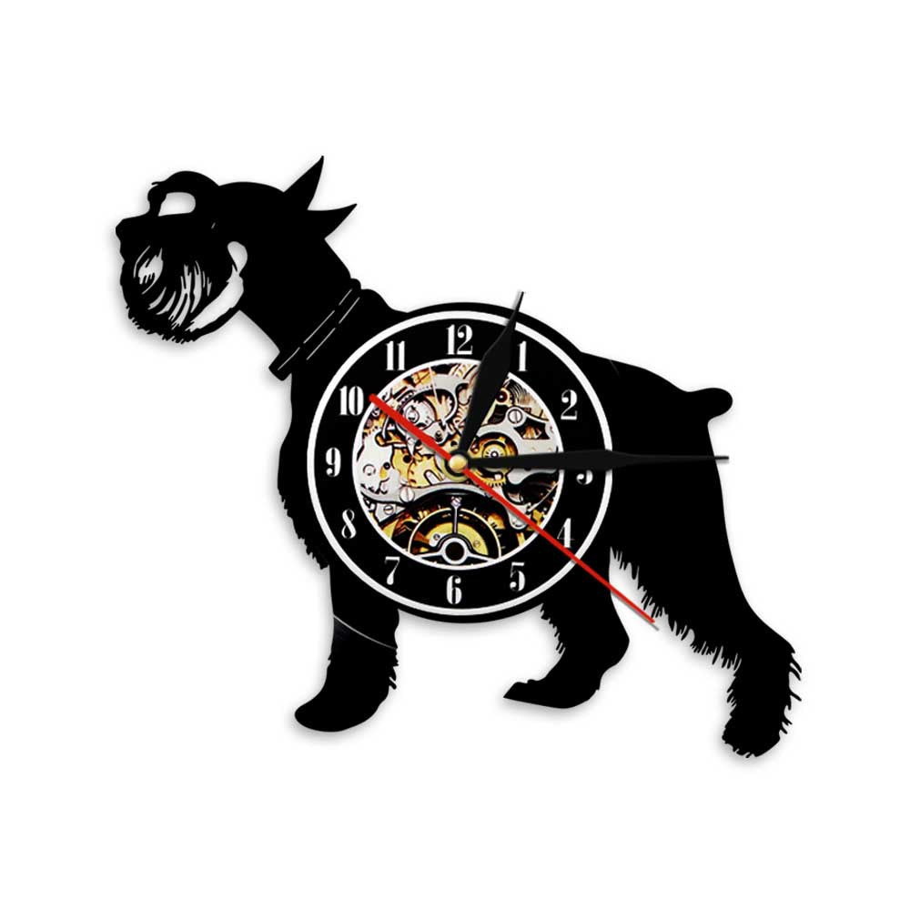 Vinyl Record Dog Clock