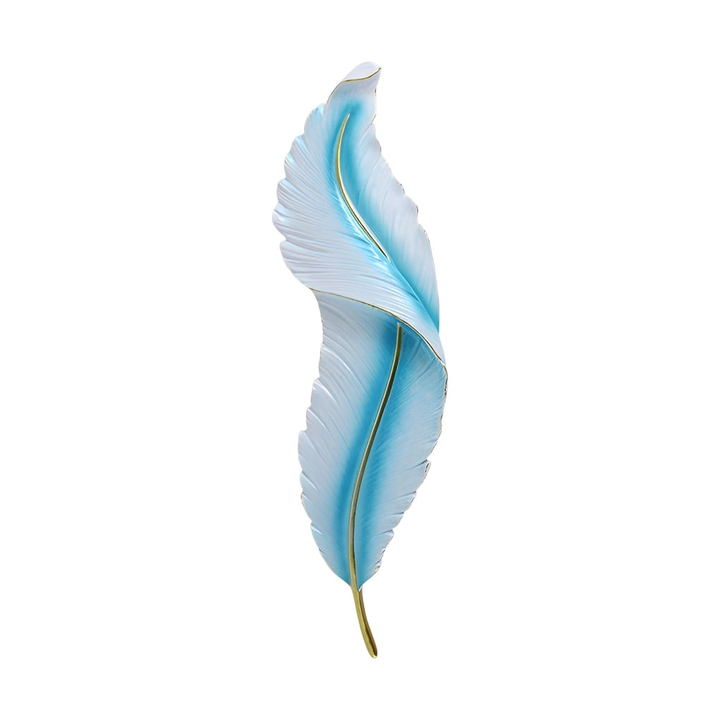 Feathers LED White Contemporary Wall Lamp Wall Sconce Lighting