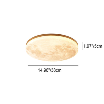 Nordic Minimalist Moon Acrylic LED Mount Ceiling Light