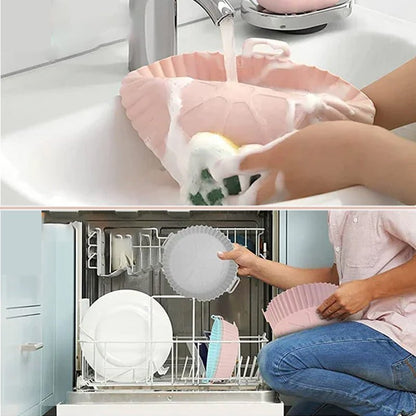 Baking Tray - Reusable Silicone - Perfect for Air Fryers - Practical and Eco-Friendly