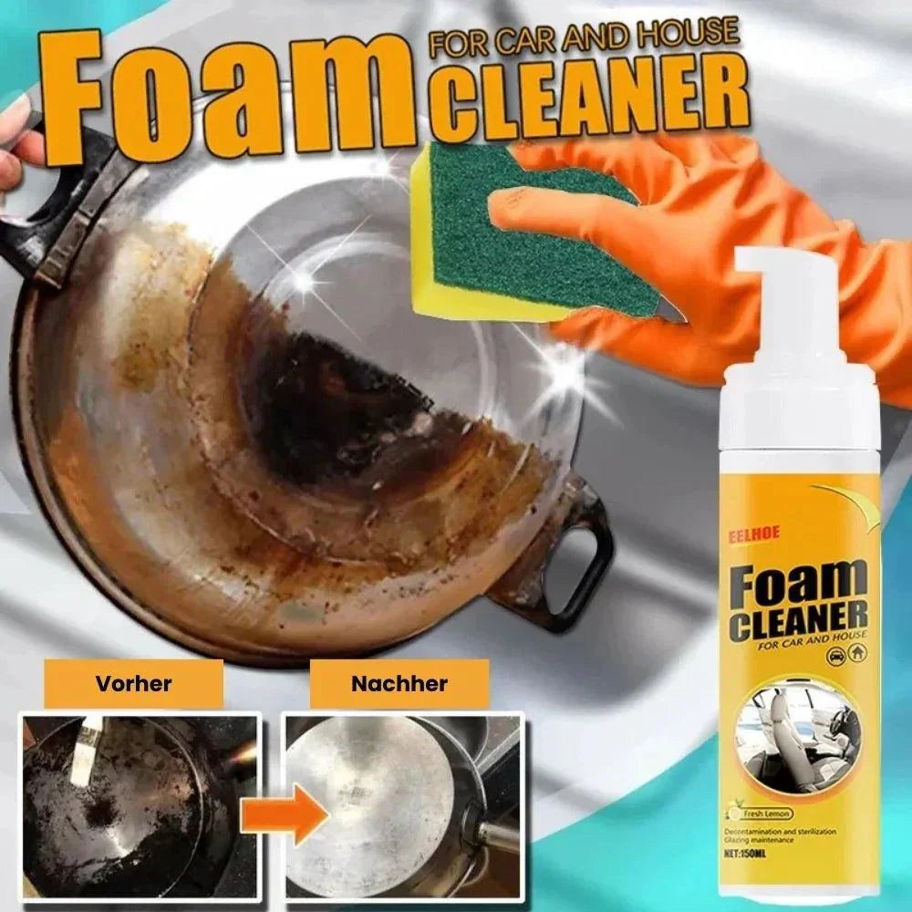 FoamClean™ | Say goodbye to scrubbing and hello to spotless cleanliness