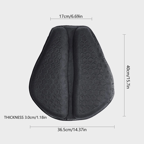 Motorcycle Gel Seat Pad for Long Distance Rides