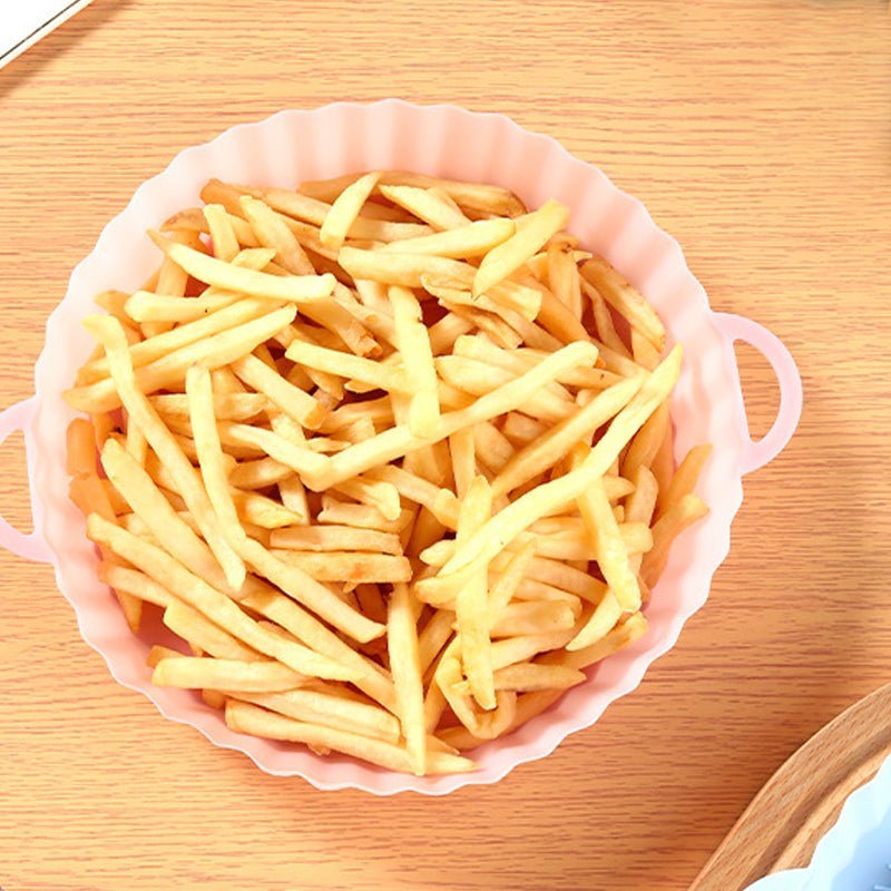 Baking Tray - Reusable Silicone - Perfect for Air Fryers - Practical and Eco-Friendly