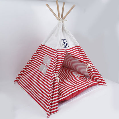 Striped Pet Tent