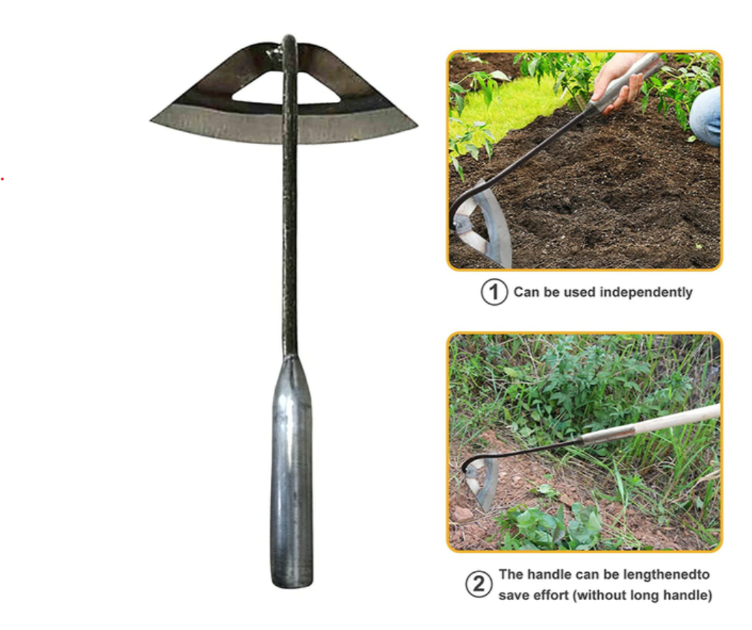 All Steel Hollow Hoe For Gardening