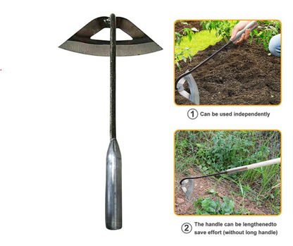 All Steel Hollow Hoe For Gardening