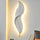 Feathers LED White Contemporary Wall Lamp Wall Sconce Lighting