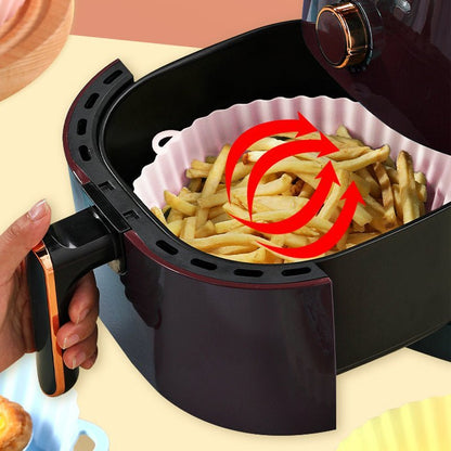 Baking Tray - Reusable Silicone - Perfect for Air Fryers - Practical and Eco-Friendly