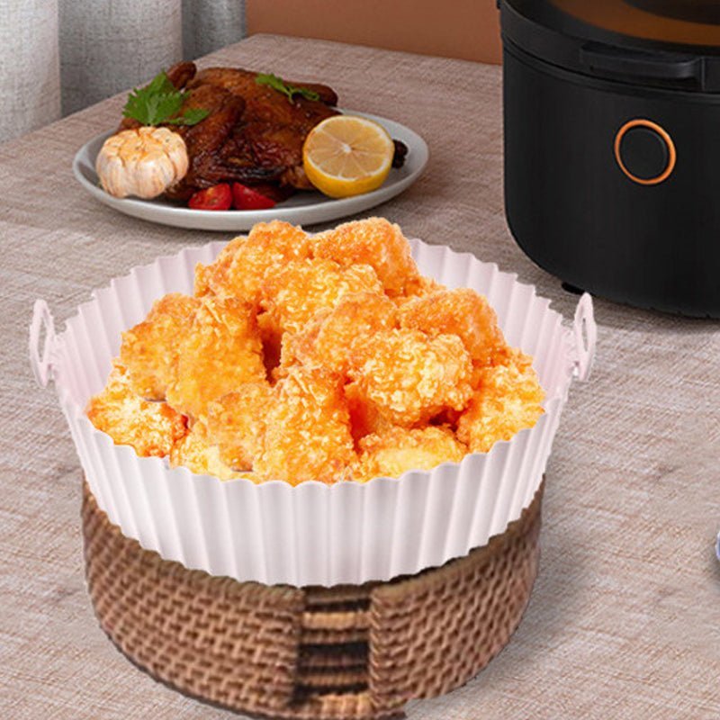 Baking Tray - Reusable Silicone - Perfect for Air Fryers - Practical and Eco-Friendly