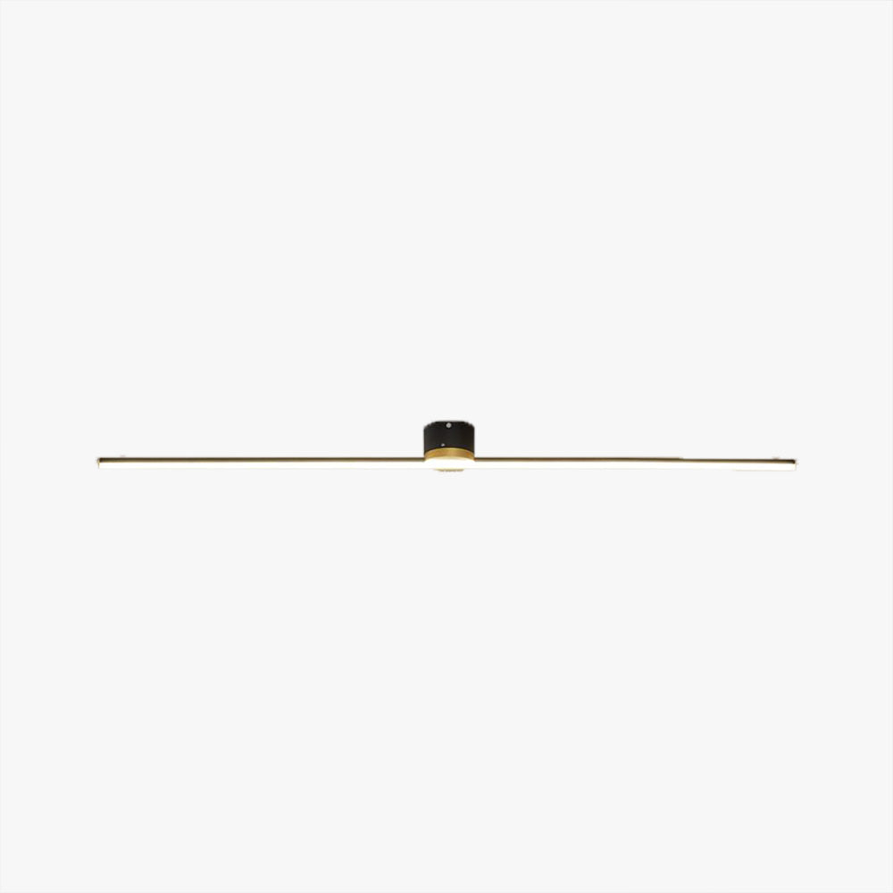 Linear Flush Mount Ceiling Light Black/White