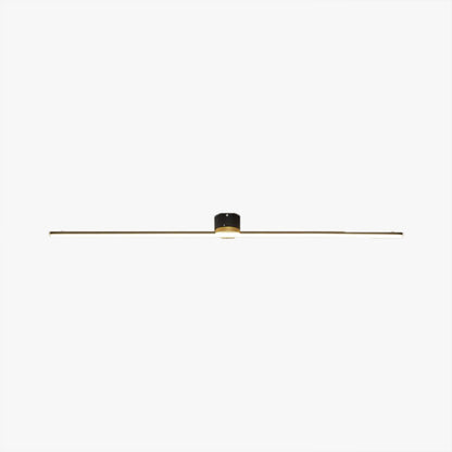 Linear Flush Mount Ceiling Light Black/White