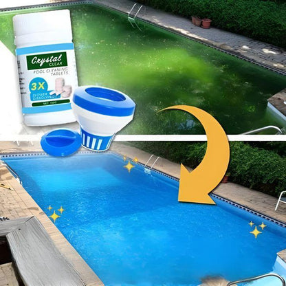 Quick cleaning tablets for your swimming pool