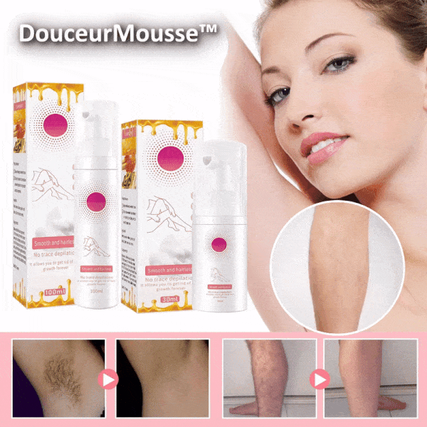 DouceurMousse™ | Effortless hair removal, guaranteed beauty!