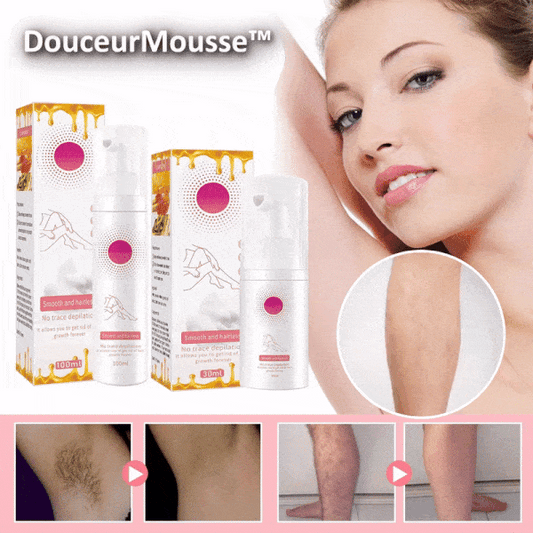 DouceurMousse™ | Effortless hair removal, guaranteed beauty!