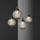 Lotus Texture Glass Globe Pendant Light