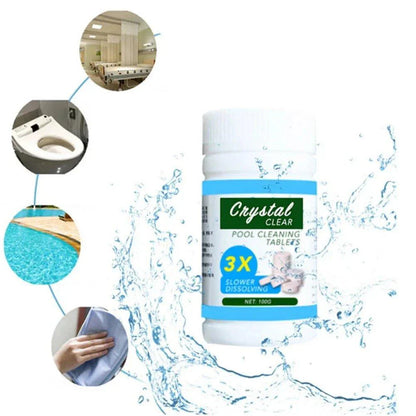 Quick cleaning tablets for your swimming pool