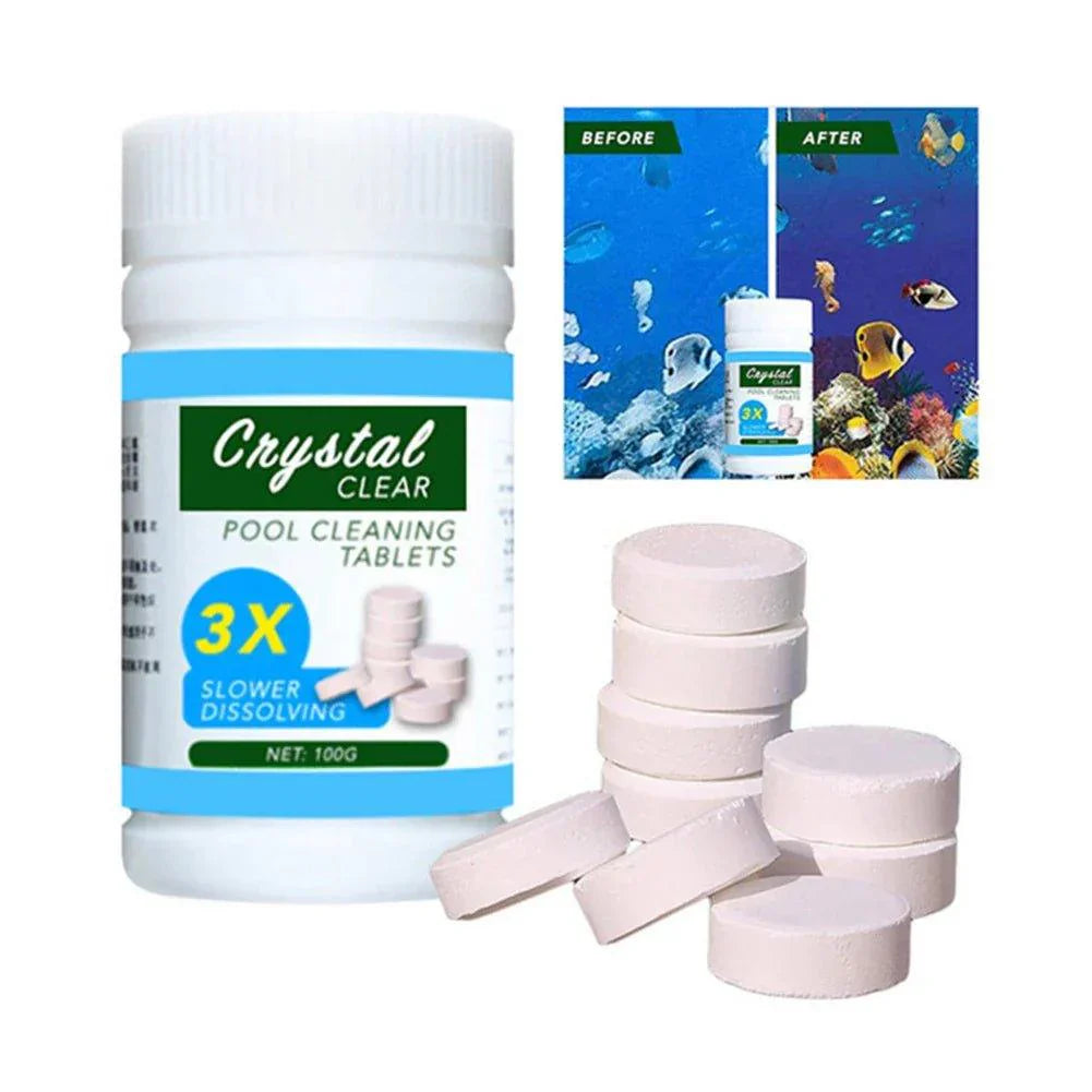 Quick cleaning tablets for your swimming pool