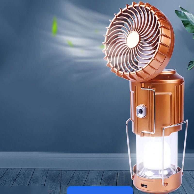 Solar fan lamp – Light and coolness in one!