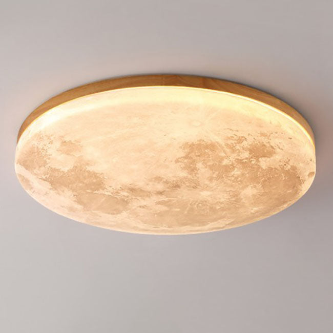 Nordic Minimalist Moon Acrylic LED Mount Ceiling Light