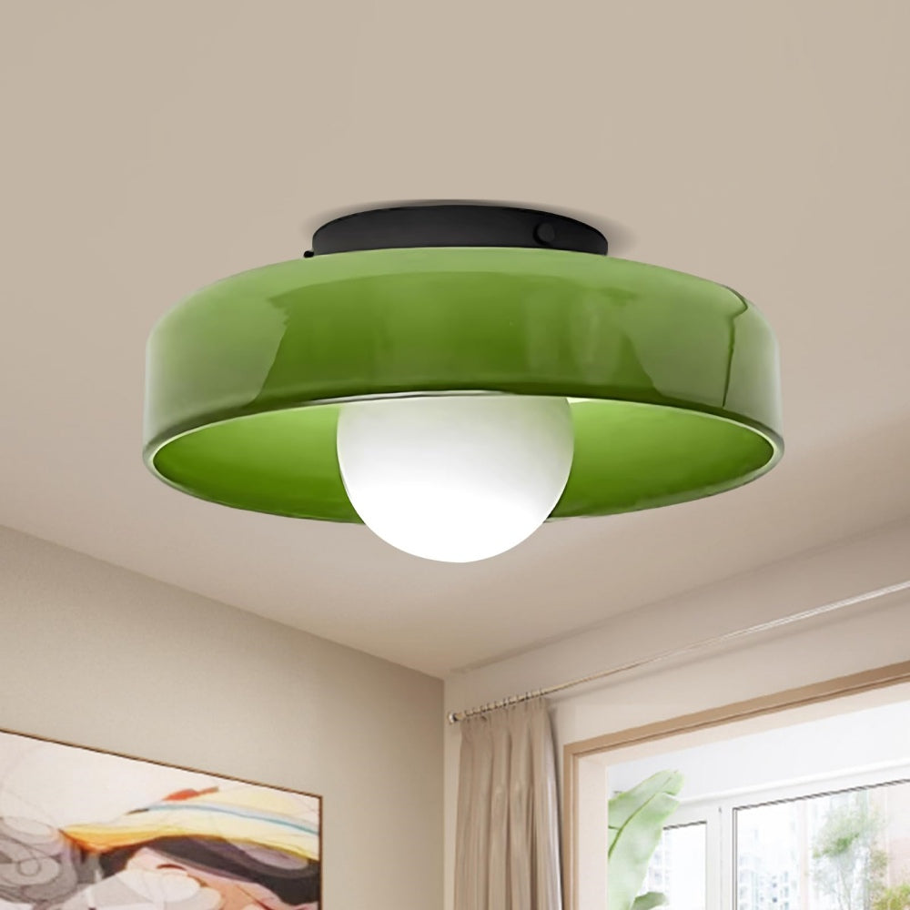 Glass Round LED Ceiling Light