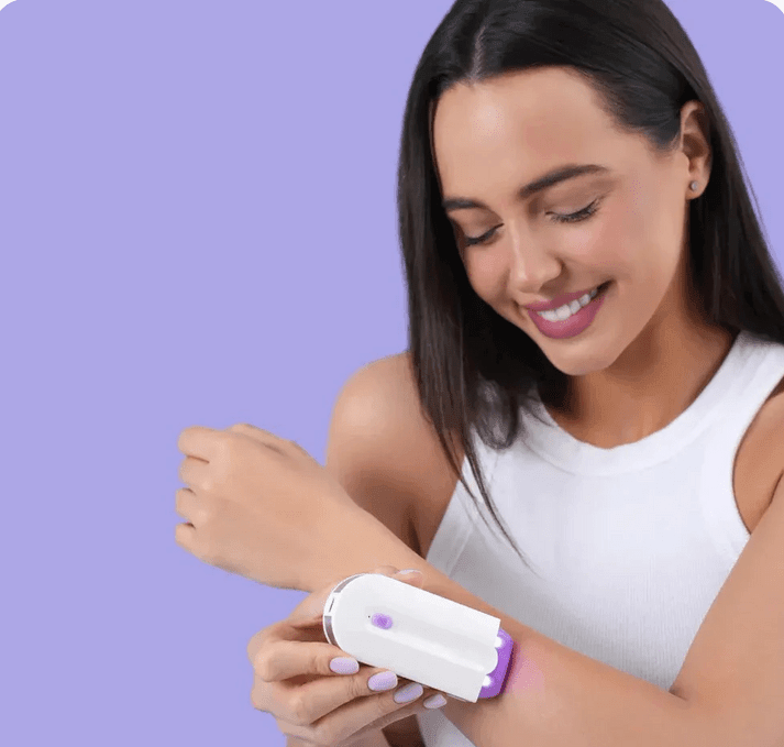 SmoothBeam™ - Painless Laser Hair Removal at Home for Body, Face, and Bikini Area