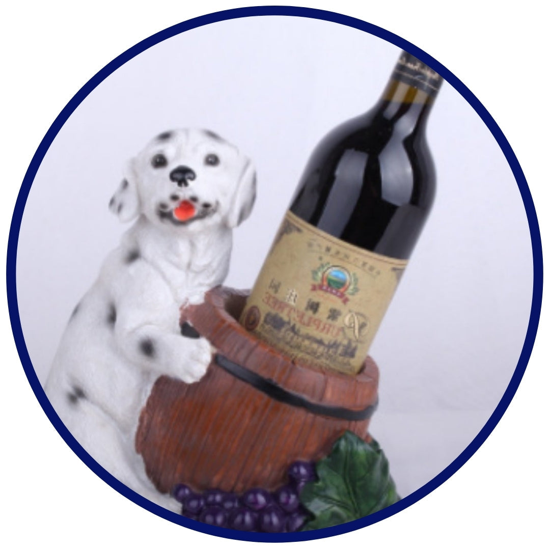 Wine Dog Ornament