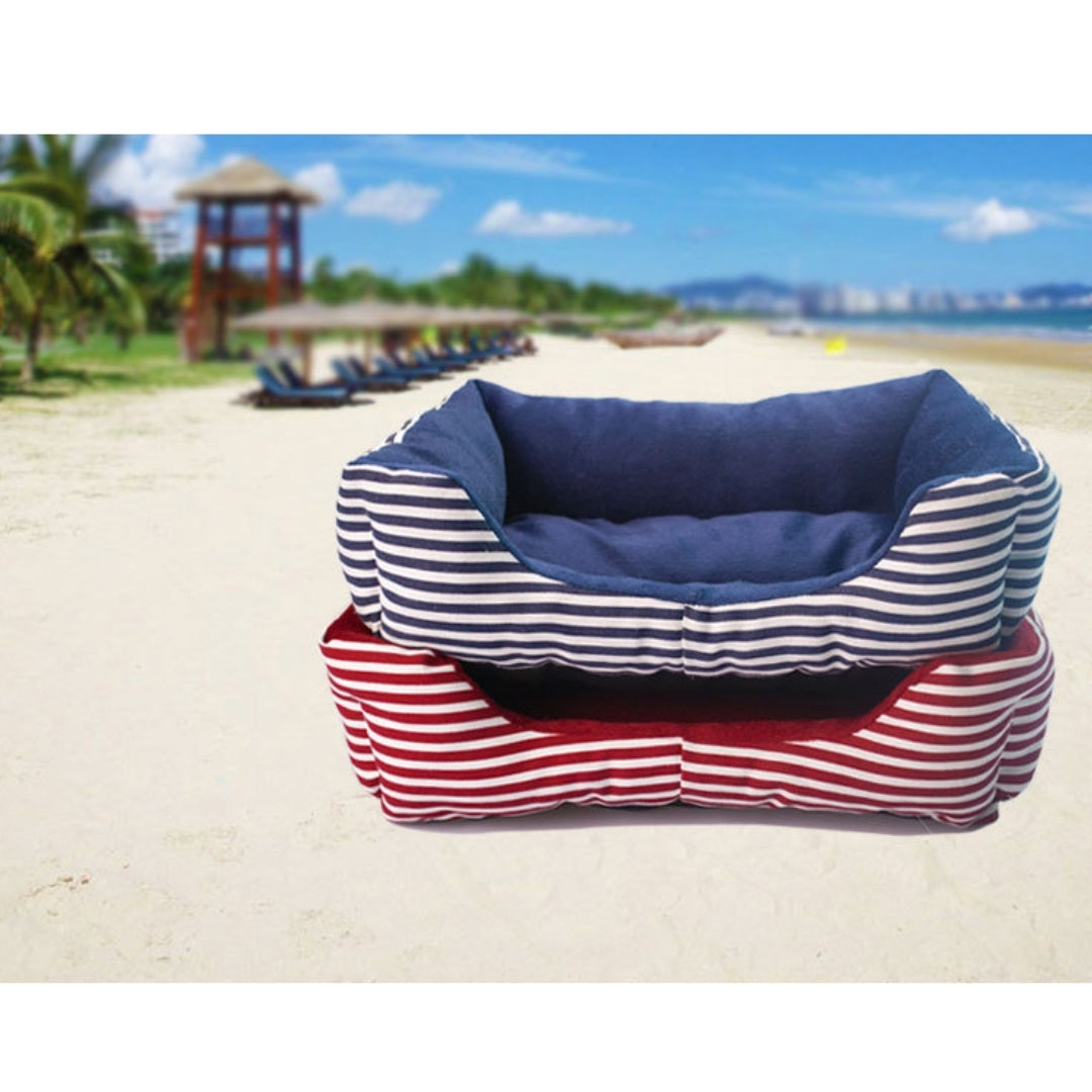 Breton Stripe Pet Bed