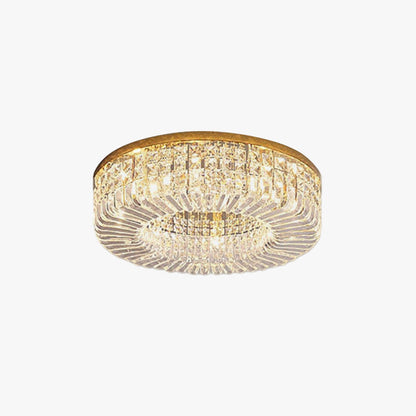 Luxury Crystal Flush Mount Metal/Crystal Ceiling Light