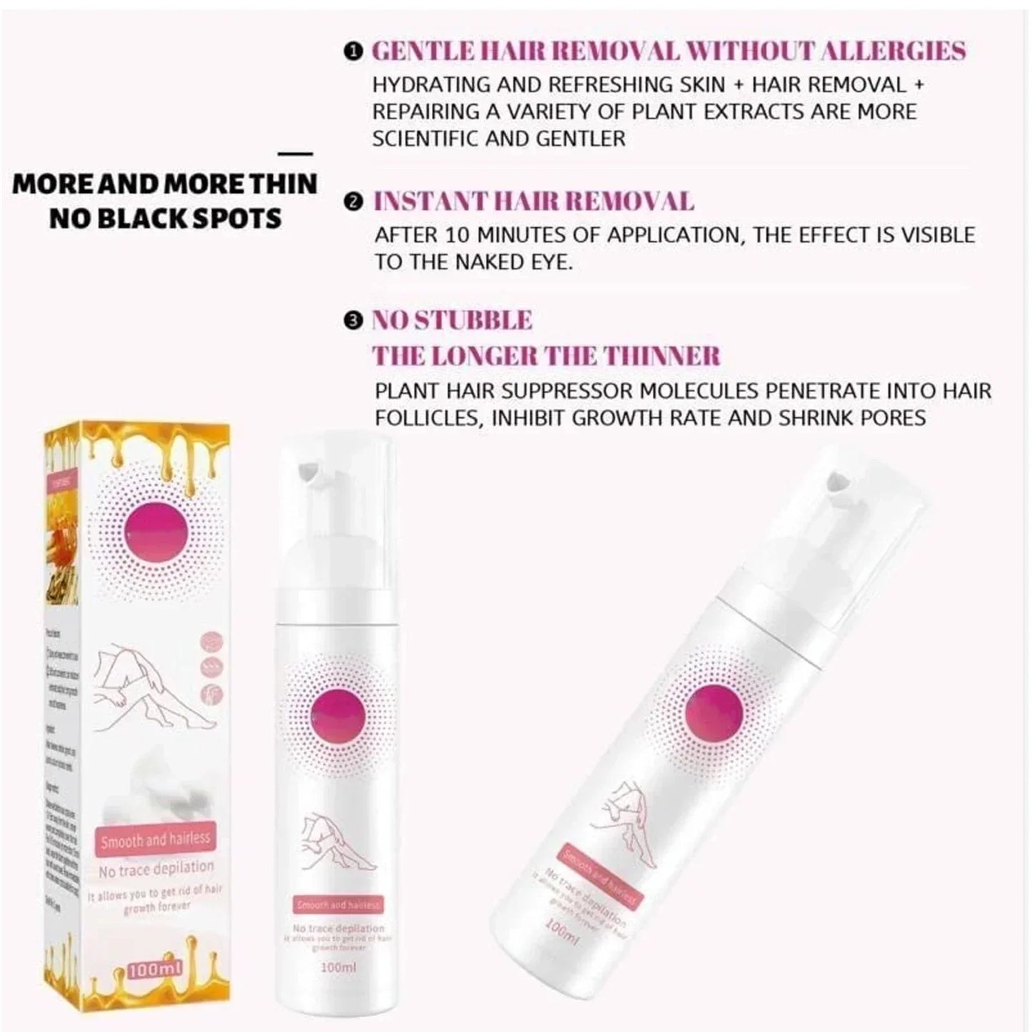 DouceurMousse™ | Effortless hair removal, guaranteed beauty!