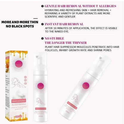 DouceurMousse™ | Effortless hair removal, guaranteed beauty!