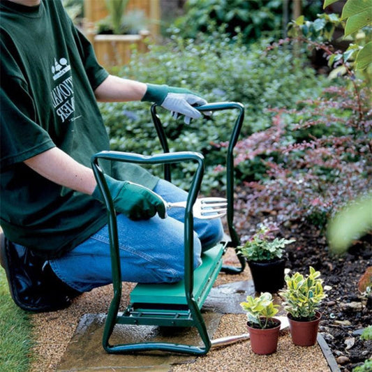 Ergonomic Garden Kneeler and Seat (Green)