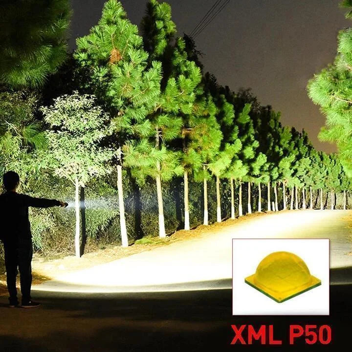 90000 Lumens Xhp50.2 Most Powerful Flashlight