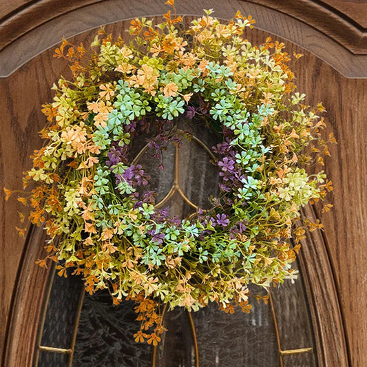 Wildflower Spring Summer Wreath for Front Door